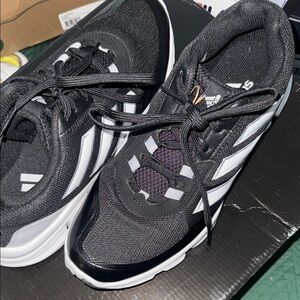 adidas Black and White Athletic Sneakers